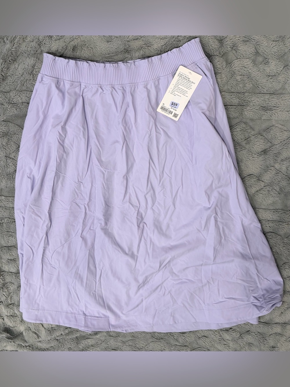 Lululemon Stretch Woven Ruffle-Waist Midi Skirt | Size XL | NWT